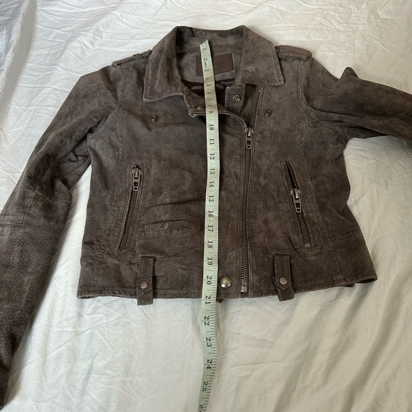 Blank NYC Gray Suede Leather Jacket - Picture 7 of 9